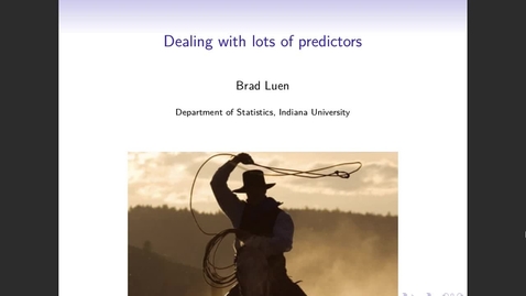 Thumbnail for Dealing with lots of predictors