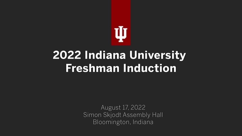 Thumbnail for Freshman Induction 2022