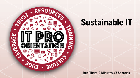 Thumbnail for Sustainable IT