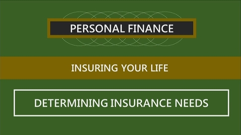 Thumbnail for F260 08-2 Determining Insurance Needs