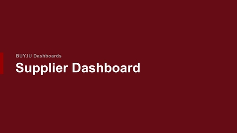 Thumbnail for Supplier Dashboard