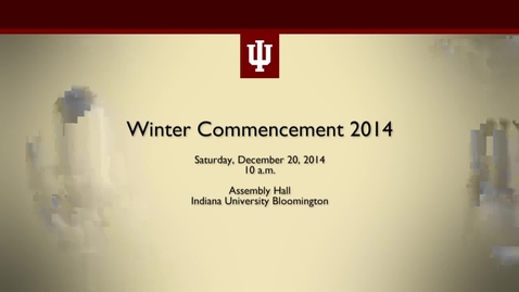 Thumbnail for entry Winter Commencement