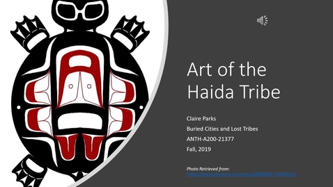 Thumbnail for ClaireParks: Art of the Haida Tribe