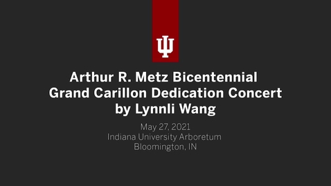 Thumbnail for Grand Carillon Dedication Concert by Lynnli Wang