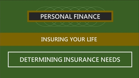 Thumbnail for F251 08-2 Determining Insurance Needs