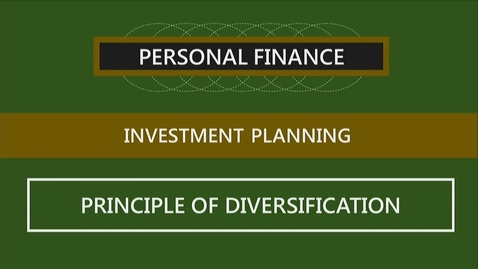 Thumbnail for entry F260 10-3 The Principle of Diversification