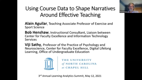 Thumbnail for entry Using Course Data to Shape Narratives Around Effective Teaching