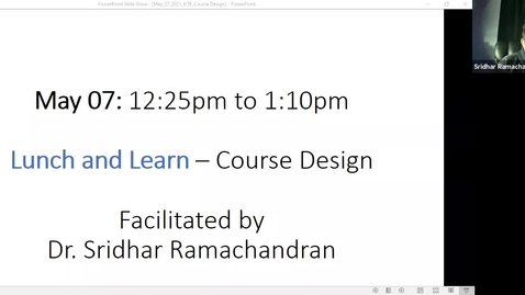 Thumbnail for Course Design