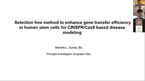 Thumbnail for entry Selection free method to enhance gene transfer efficiency in human stem cells for CRISPR/Cas9 based disease modeling