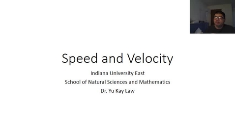 Thumbnail for Speed and Velocity