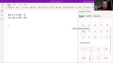 Thumbnail for Alg 3.4: Solving 2x2 Linear Systems using Matrices - Example 2