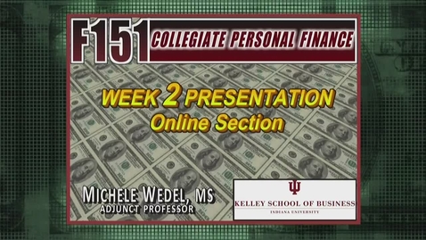 Thumbnail for F151 Week 2 Online Section