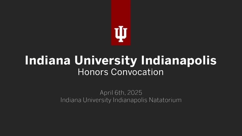 Thumbnail for IUI Honors 2025