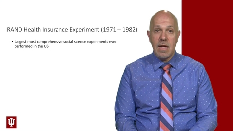 Thumbnail for The RAND Health Insurance Experiment