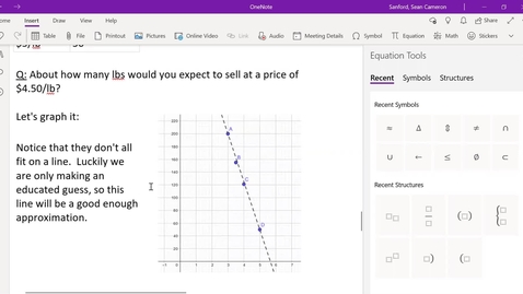 Thumbnail for Alg 2.3: A Sales Example