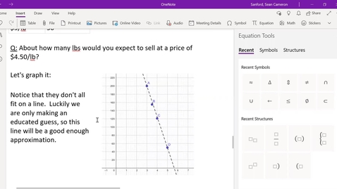 Thumbnail for entry Alg 2.3: A Sales Example