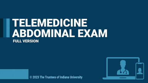 Thumbnail for entry Abdominal Exam Full Version