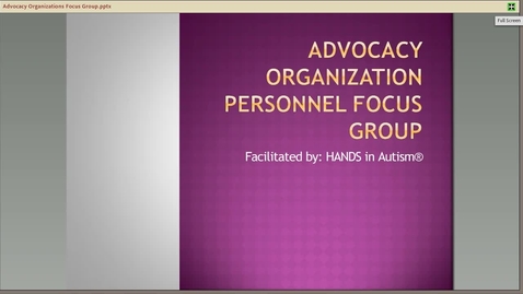 Thumbnail for Focus Group #2 (5_8_15) - Helping Kids with Autism