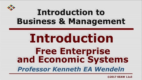 Thumbnail for W200 01-3 Free Enterprise and Economic Systems