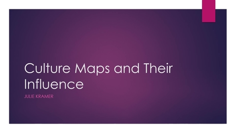 Thumbnail for Julie Kramer Culture Map-Honors