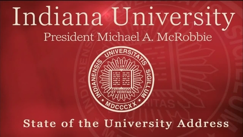 Thumbnail for President McRobbie's 2015 State of the University Address