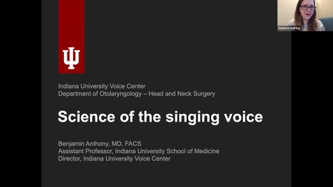 Thumbnail for “The Science of the Singing Voice” with Dr. Ben Anthony