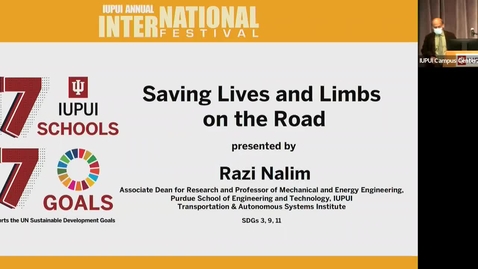 Thumbnail for entry Razi Nalim: Saving Lives and Limbs on the Road - Making the World a Better Place with the SDGs