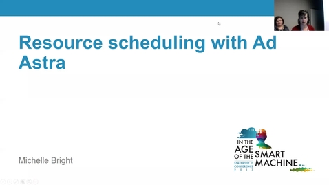 Thumbnail for Breakout session | Resource scheduling with Ad Astra