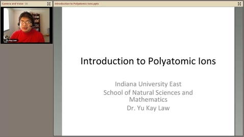 Thumbnail for entry Introduction to Polyatomic Ions
