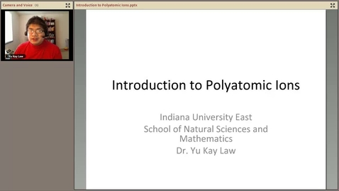 Thumbnail for Introduction to Polyatomic Ions