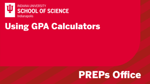 Thumbnail for Using GPA Calculators