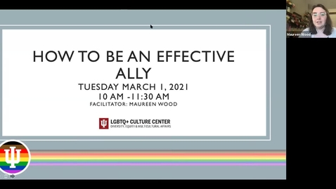 Thumbnail for Training Workshop: How To Be An Effective Ally, 3/2/2021
