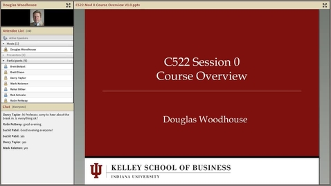 Thumbnail for dwoodhou MP4s_C522 Woodhouse_C522 Woodhouse Session 1 Intro