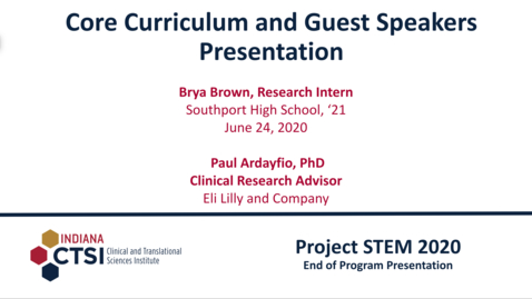 Thumbnail for Brya Brown Curriculum Presentation