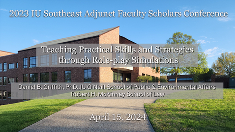 Thumbnail for Teaching Practical Skills and Strategies through Role-play Simulations