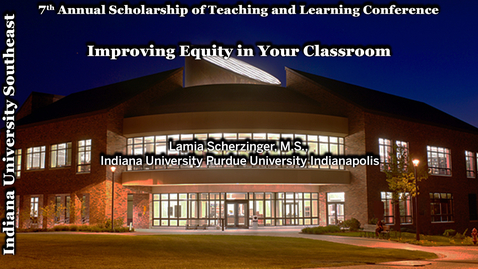 Thumbnail for entry Improving Equity in Your Classroom