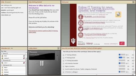 Thumbnail for Office 365 at IU: An Introduction