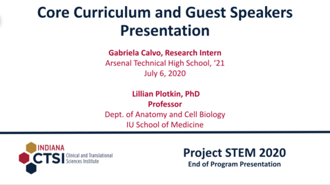 Thumbnail for Gabriela Calvo Curriculum Presentation