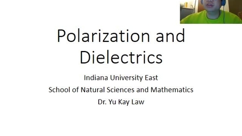 Thumbnail for entry Polarization and Dielectrics