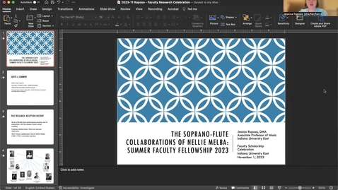 Thumbnail for The Soprano-Flute Collaborations of Nellie Melba: North America Tour, 1903 - Jessica Raposo