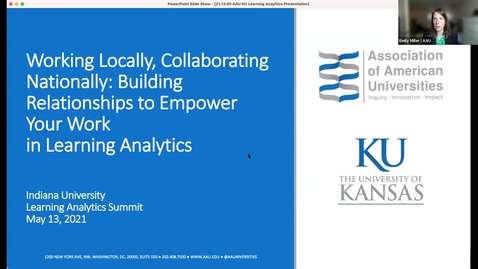 Thumbnail for Working Locally, Collaborating Nationally: Building Relationships to Empower Your Work in Learning Analytics