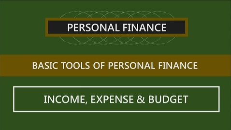 Thumbnail for entry F152 02-2 Income, Expenses &amp; Budgets