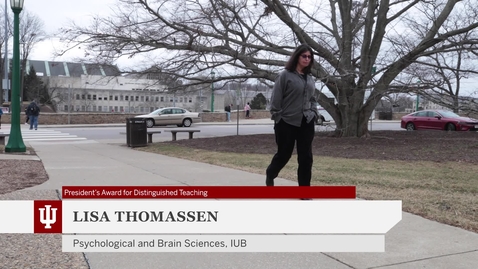 Thumbnail for 2022 President's Award for Distinguished Teaching - Lisa Thomassen