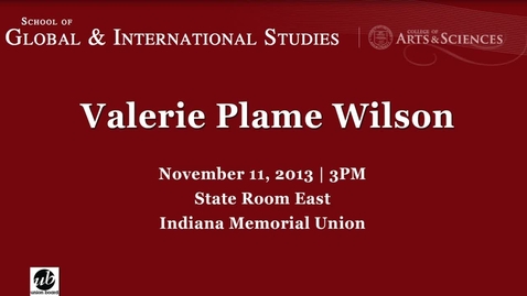 Thumbnail for Global Perspectives Series: Valerie Plame Wilson