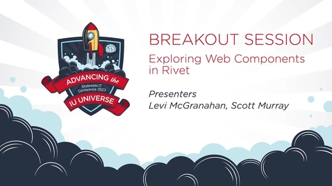 Thumbnail for 2pm - Exploring Web Components in Rivet