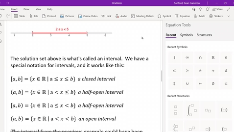 Thumbnail for Alg 4.1: All About Intervals