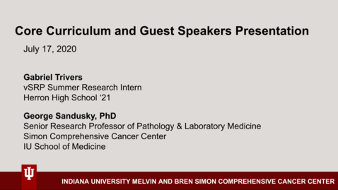 Thumbnail for Gabe Trivers Curriculum Presentation