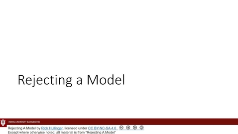 Thumbnail for K300 L09 M02 Rejecting a Model