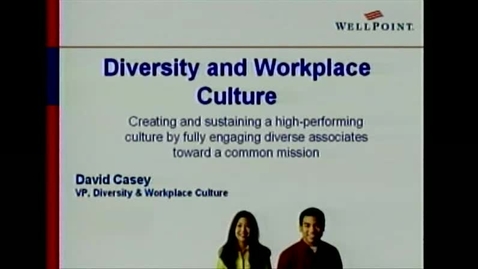 Thumbnail for entry Z340 David Casey - Diversity and Workplace Culture