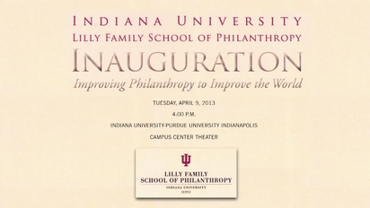 School Of Philanthropy To Be Inaugurated At Iupui Indiana